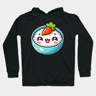 Charming Kawaii Rice Bowl Hoodie